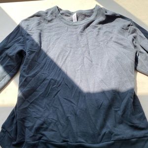 American Apparel gray drop shoulder crewneck